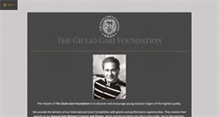 Desktop Screenshot of giuliogari.org